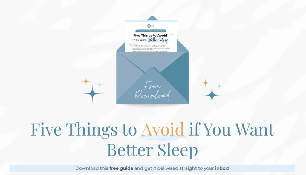 Five things to avoid if you want better sleep and to minimize racing thoughts at night.